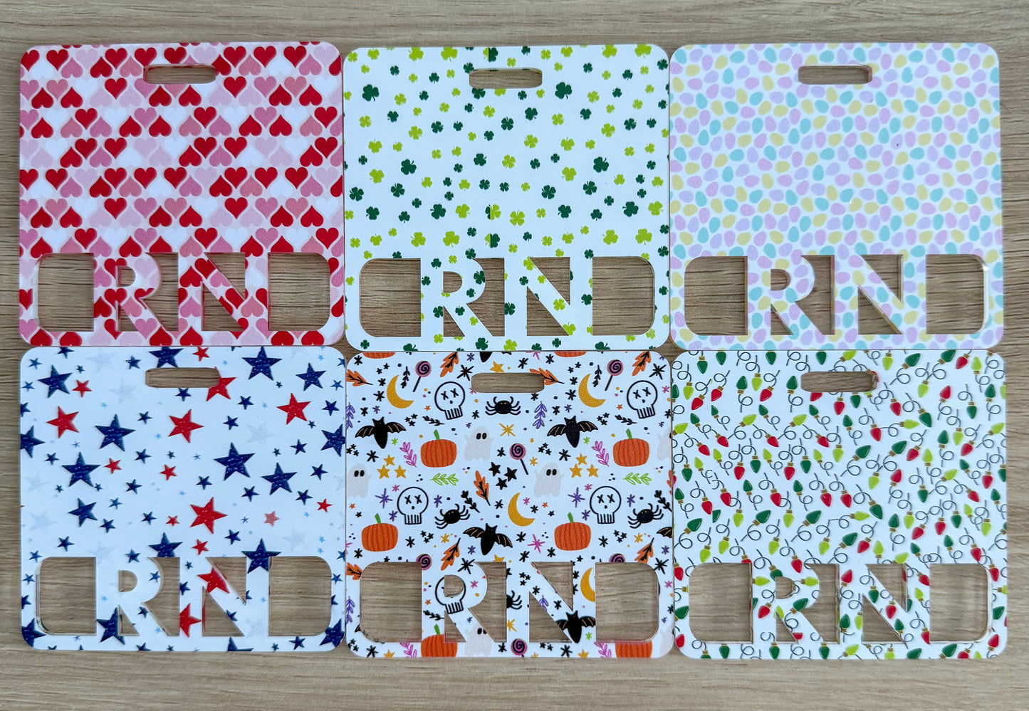 Holiday ID Badge Card Bundle