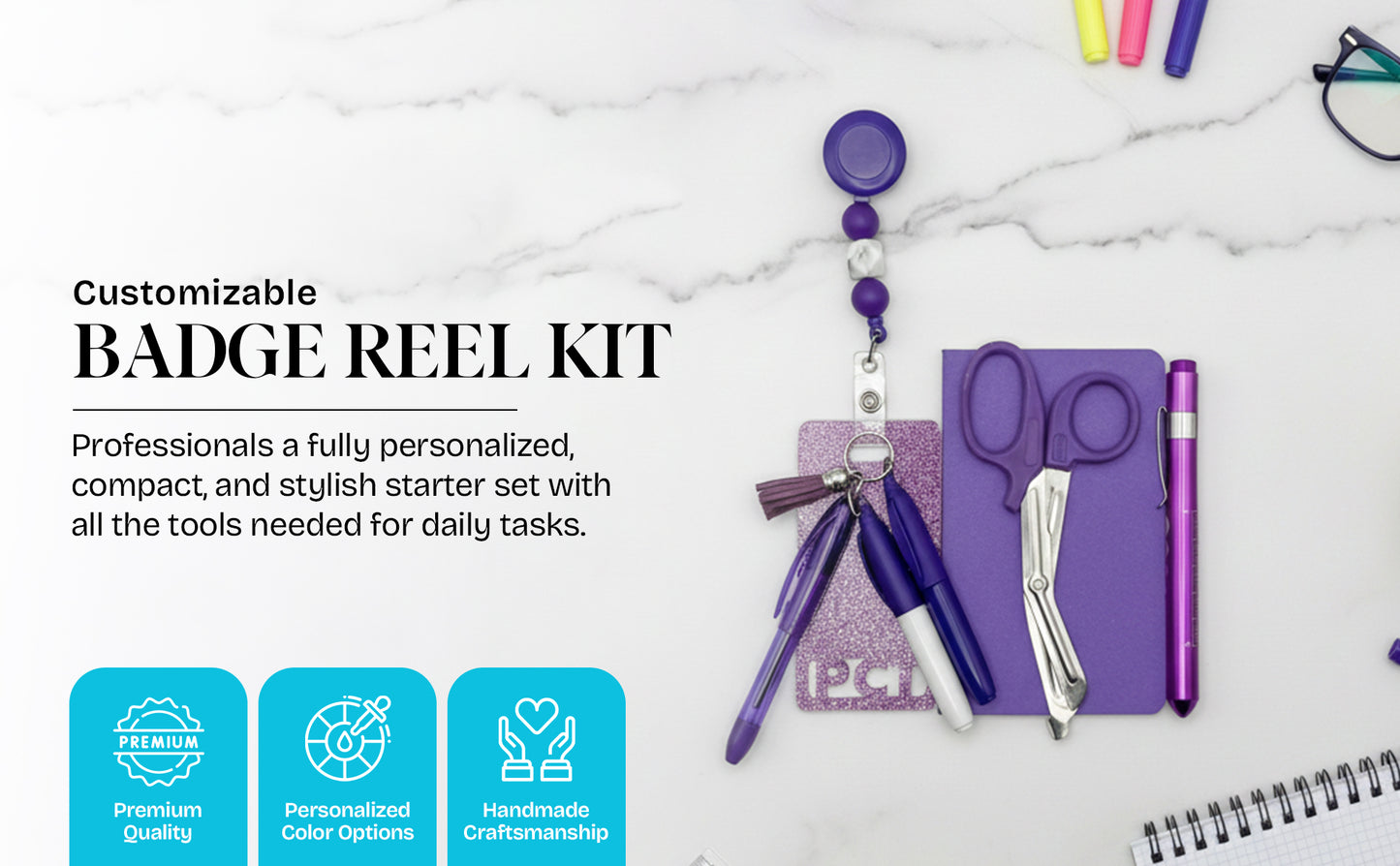 Badge Reel Kit